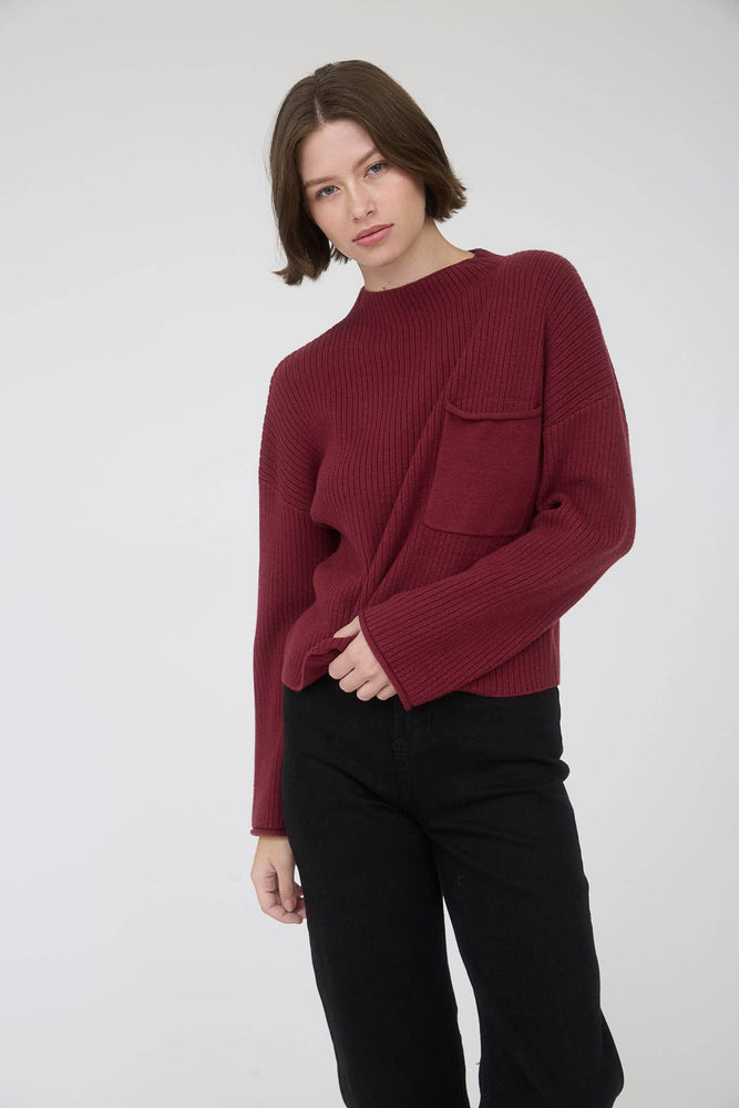 Central Park Long Sleeve Pocket Sweater