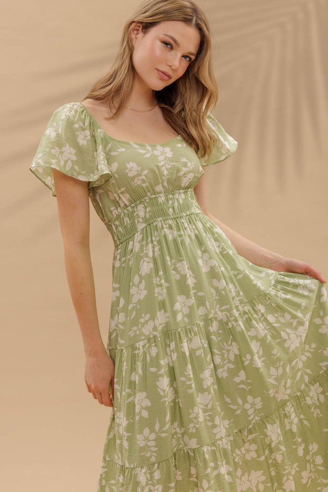 
                
                    Load image into Gallery viewer, Gather Love Midi Dress
                
            