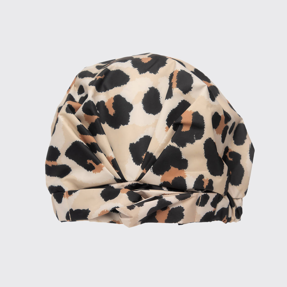 Luxury Shower Cap - Leopard