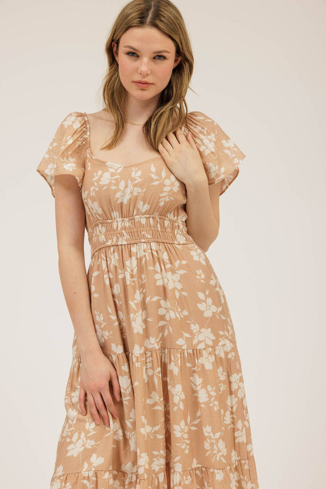 
                
                    Load image into Gallery viewer, Gather Love Midi Dress
                
            