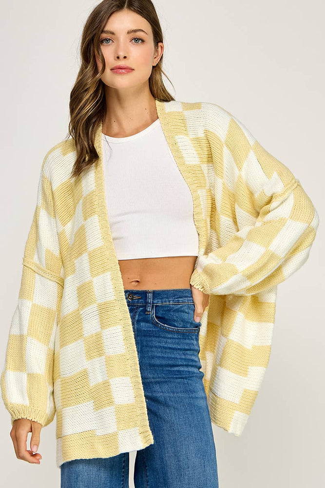 Check Me Out Cozy Oversized Cardigan