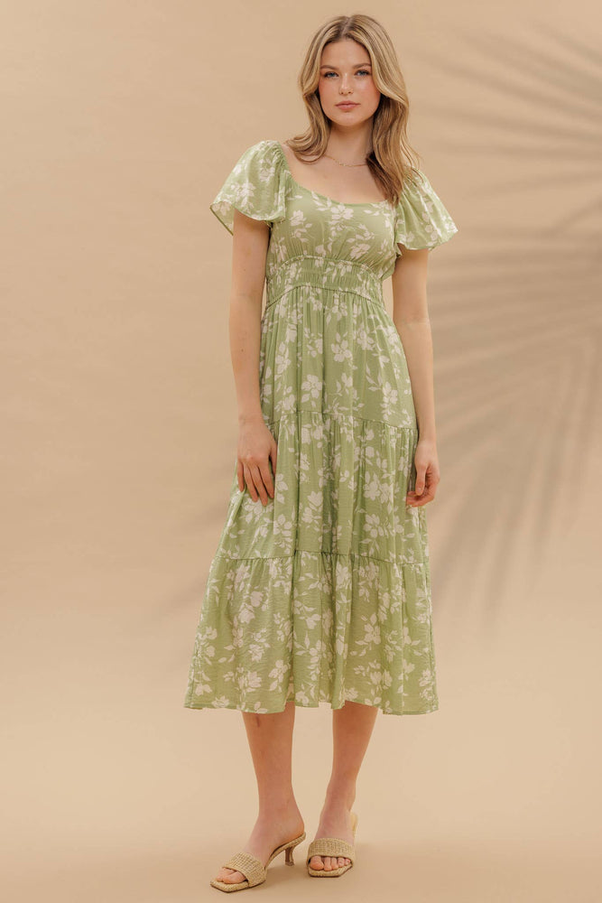 
                
                    Load image into Gallery viewer, Gather Love Midi Dress
                
            