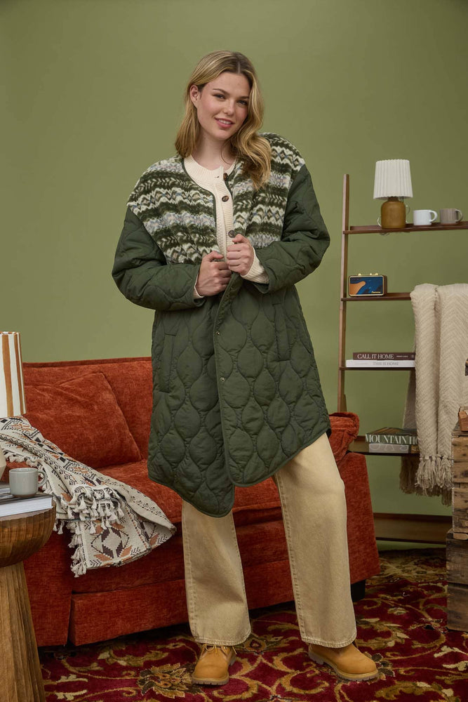 Alpine Hikes Quilted Coat