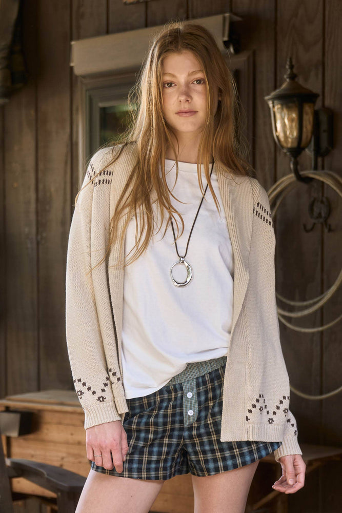 Western Horse Knit Cardigan
