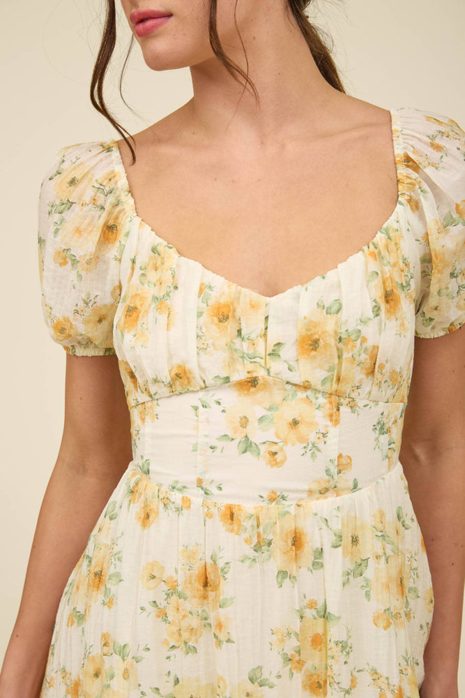 
                
                    Load image into Gallery viewer, Butter Florals Mini Dress
                
            