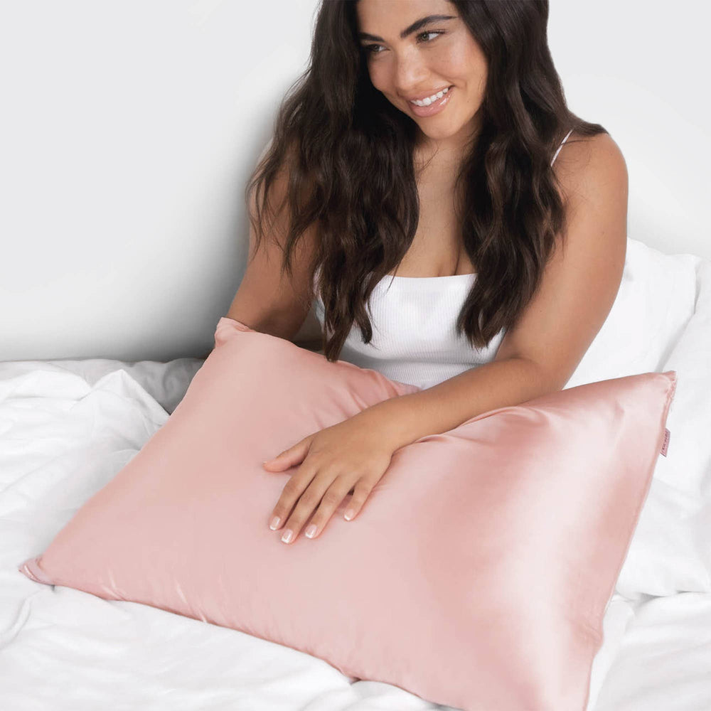 
                
                    Load image into Gallery viewer, Satin King Pillowcase - Blush
                
            