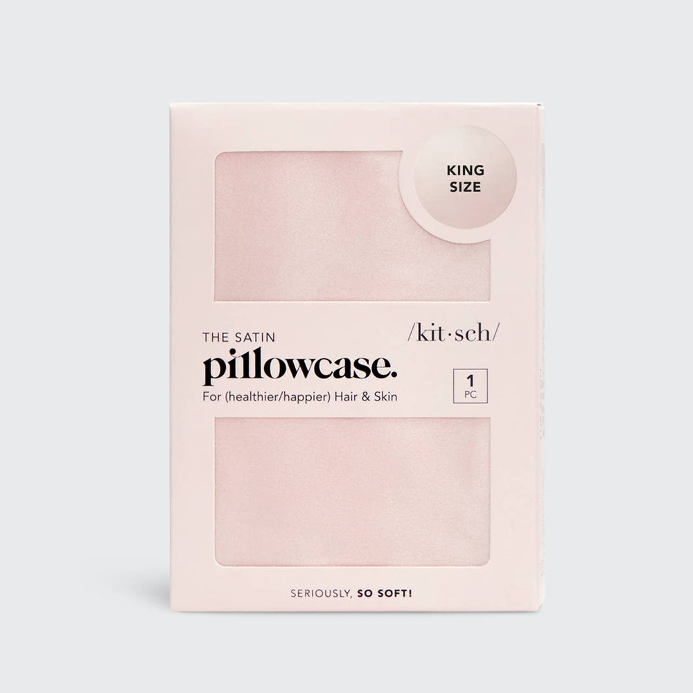 
                
                    Load image into Gallery viewer, Satin King Pillowcase - Blush
                
            