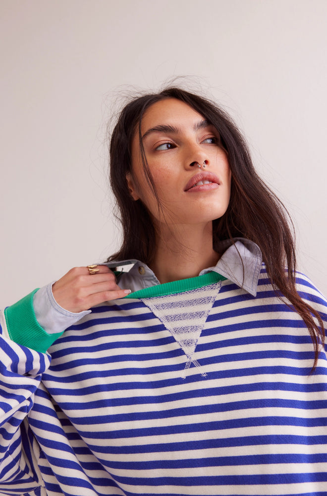 Classic Striped Crew