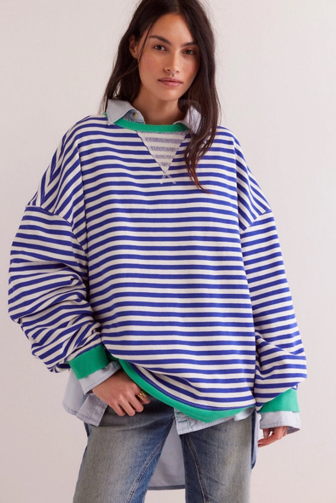 Classic Striped Crew