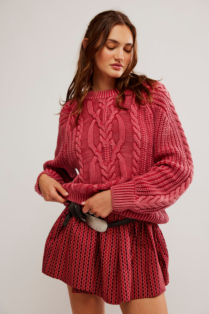 Frankie Cable Knit Sweater