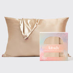 Satin Pillowcase 2pc - Champagne