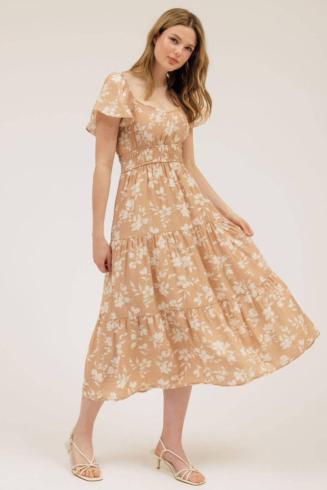
                
                    Load image into Gallery viewer, Gather Love Midi Dress
                
            