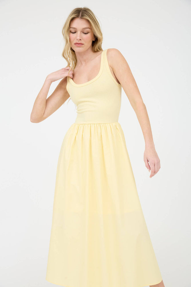 Sage Blossom Tank  Dress