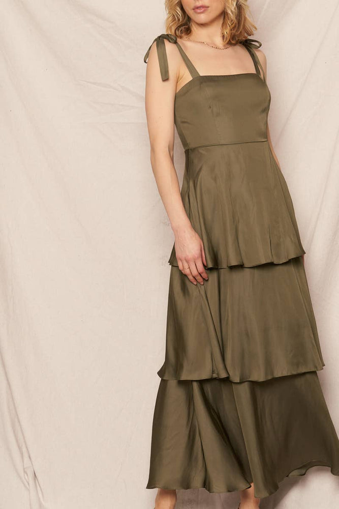 Champagne Taste Tiered Maxi Dress