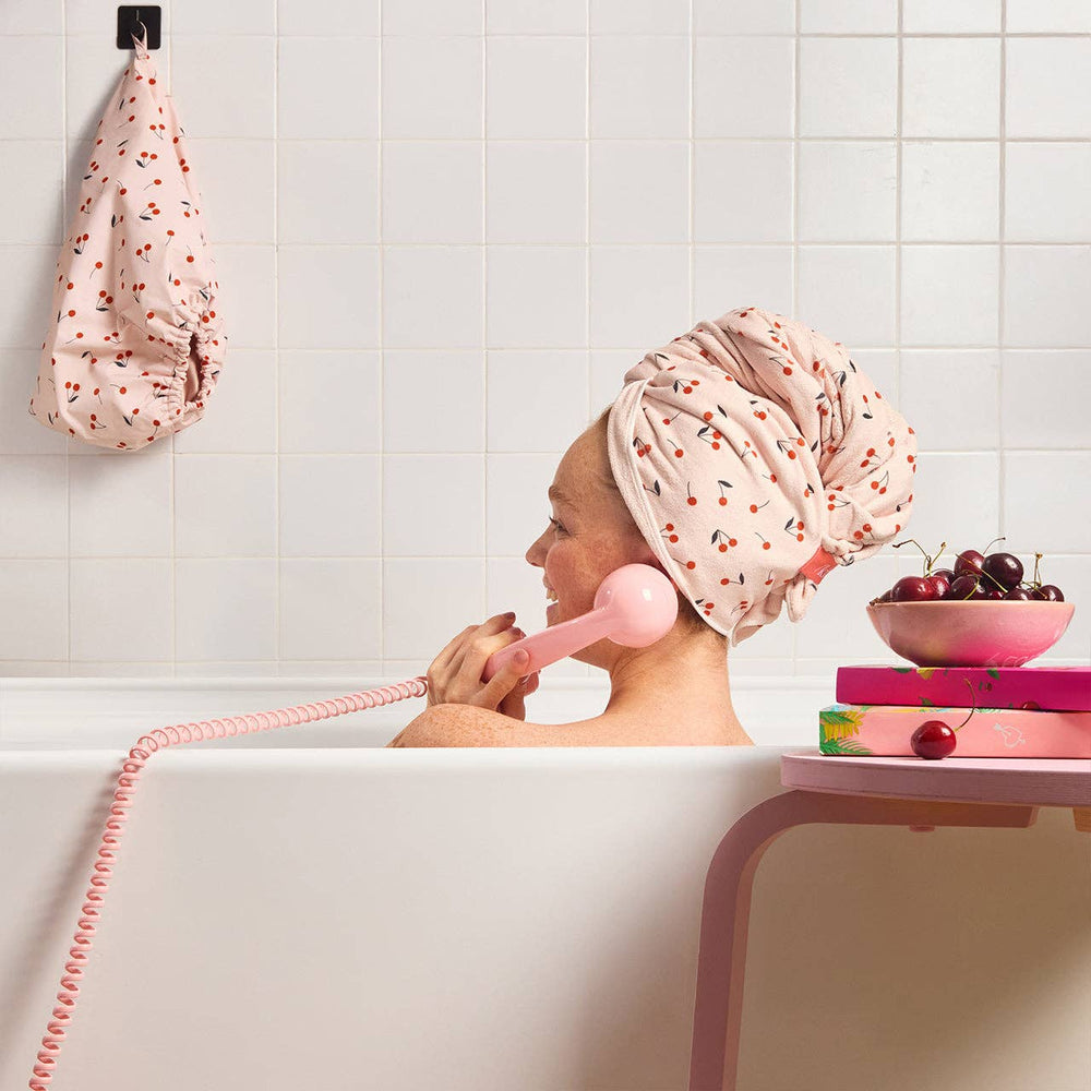 XL Hair Towel Wrap - Cherry