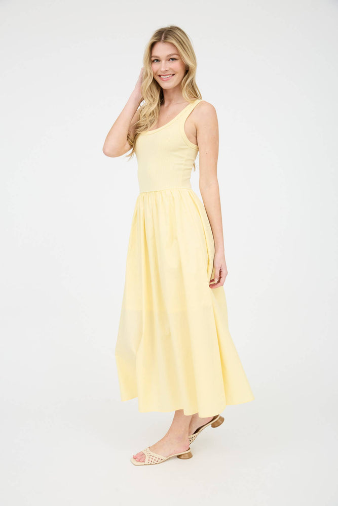 Sage Blossom Tank  Dress