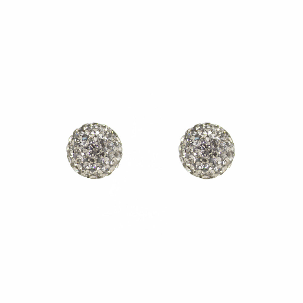 
                
                    Load image into Gallery viewer, Park and Buzz radiance stud. Sparkle ball earrings. Hillberg and Berk. Canadian Brand. Glitter ball earrings. Charcoal sparkle earrings jewelry jewellery
                
            