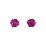 Radiance Studs Fuchsia