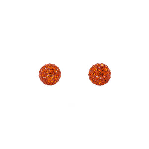 Radiance Studs Burnt Orange